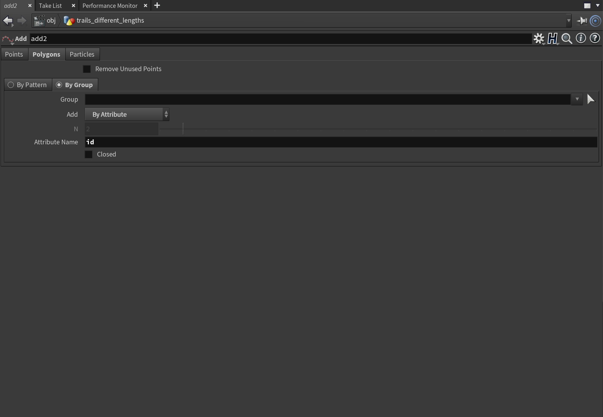 The Add SOP settings